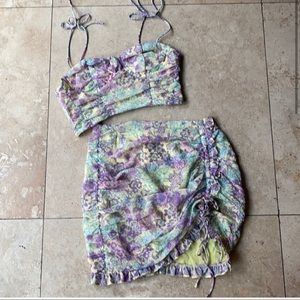 White Fox Boutique Floral Set